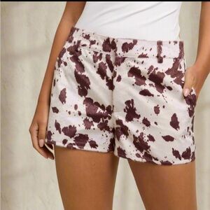 Cow Print Pony Hair Short